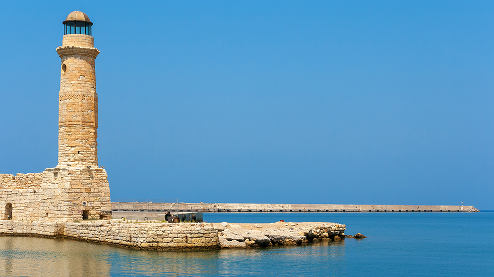 Rethymno Venetian port ligthouse